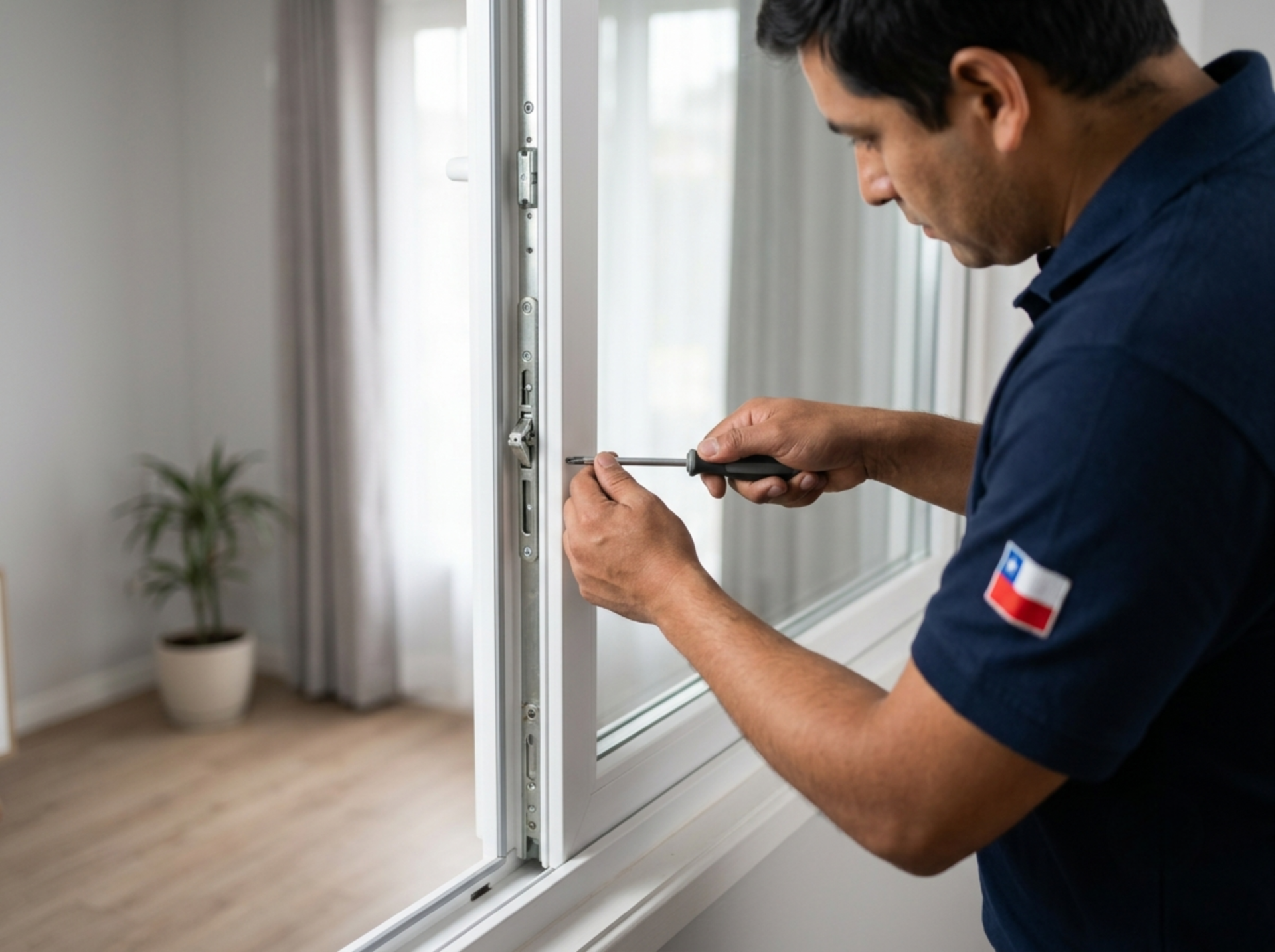Servicio de mantención y reparación de ventanas de PVC y aluminio